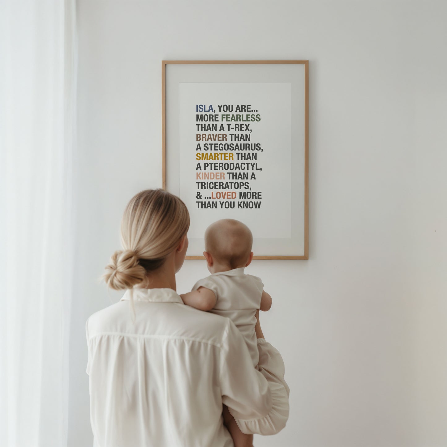 Personalised Dinosaur Affirmations Print