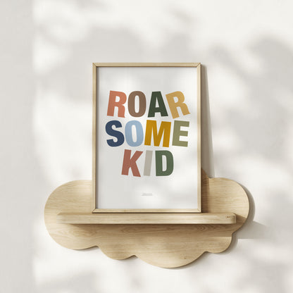 Roarsome Kid Print