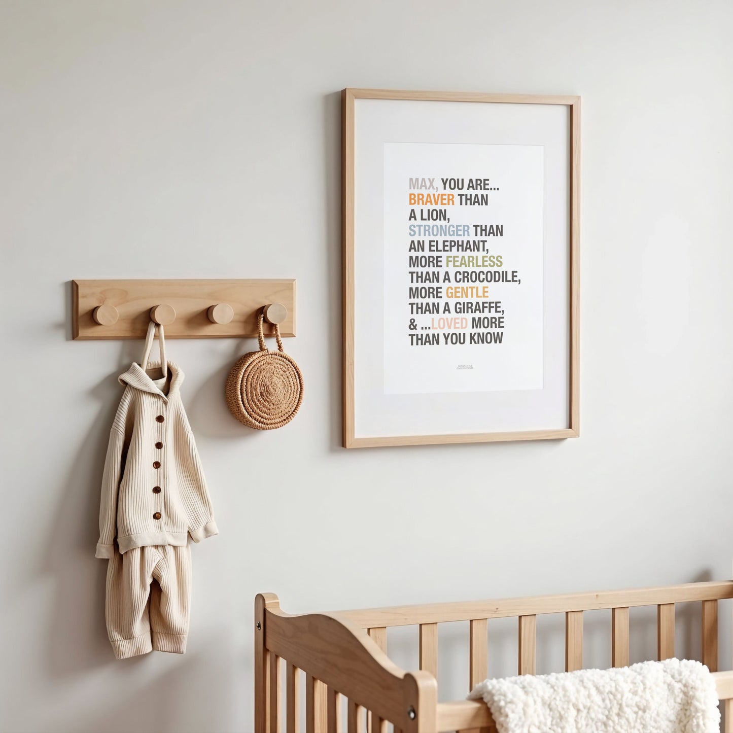 Personalised Safari Affirmations Print