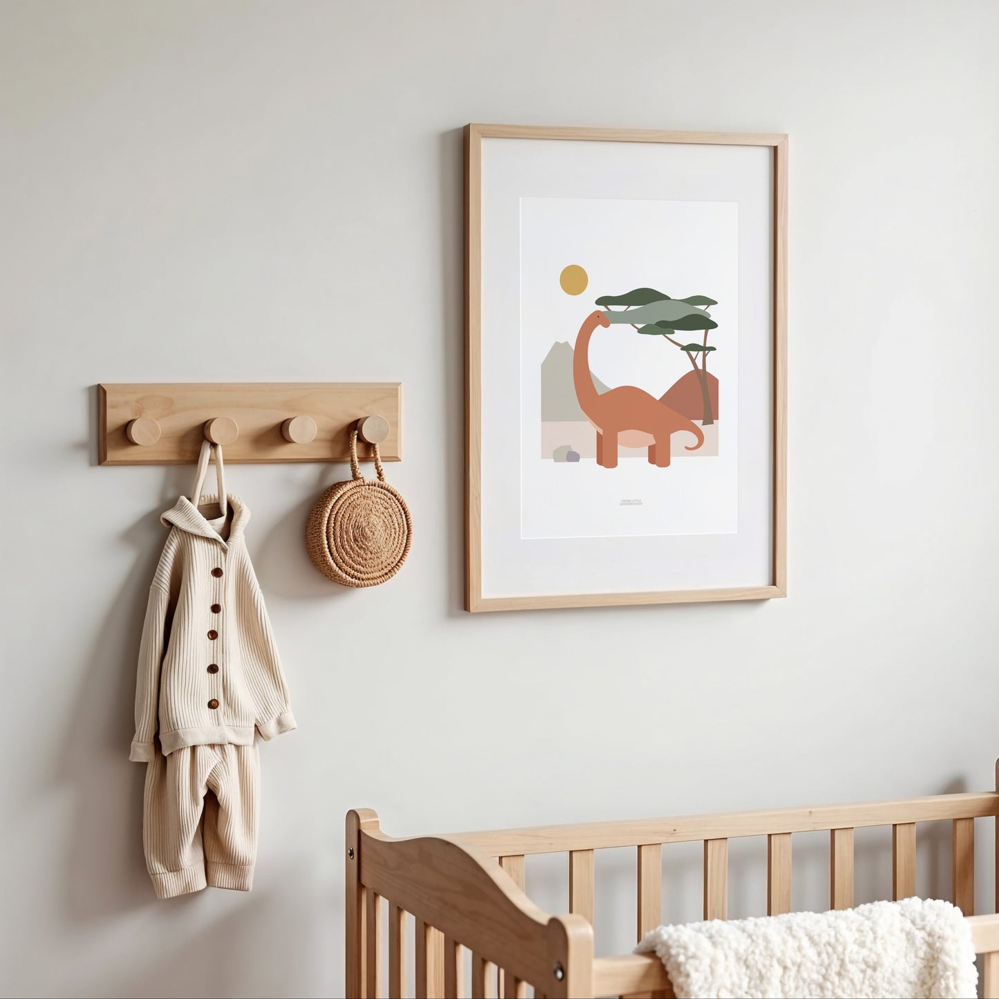 READY TO POST - A4 Diplodocus Print