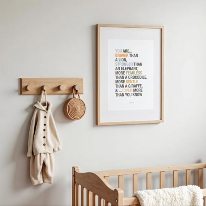 READY TO POST - A4 Safari Affirmations Print