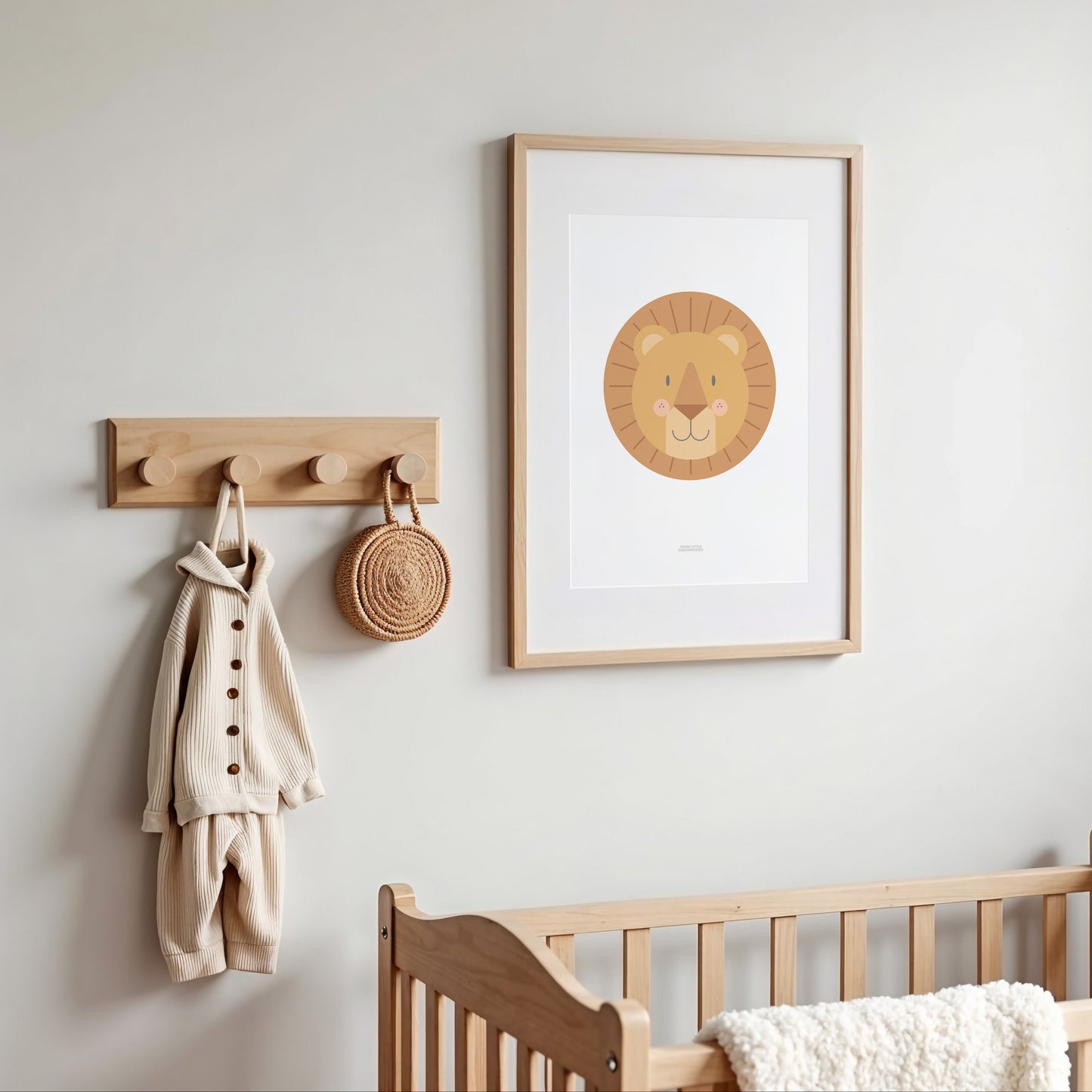 READY TO POST - A5 Lion Print