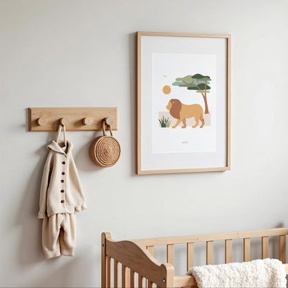 READY TO POST - A4 Lion Safari Print