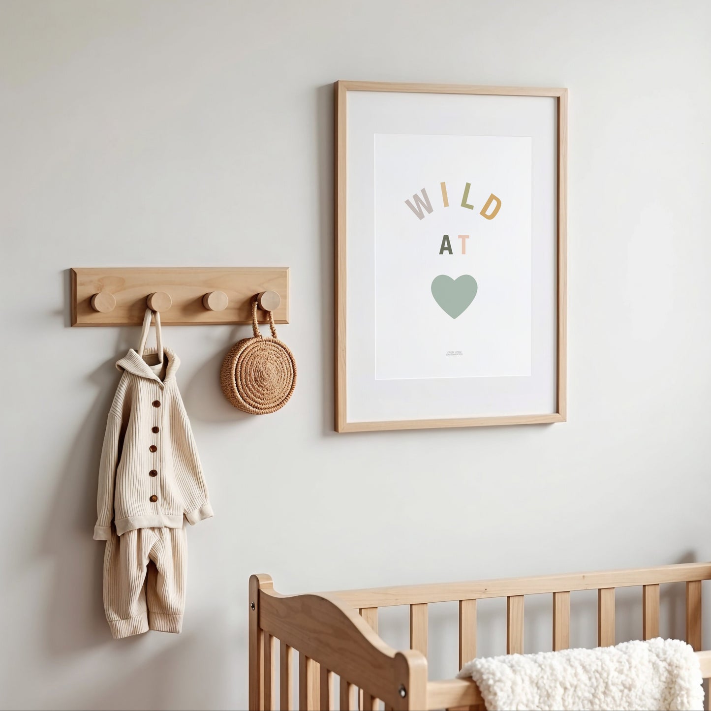 READY TO POST - A4 Wild at Heart Print