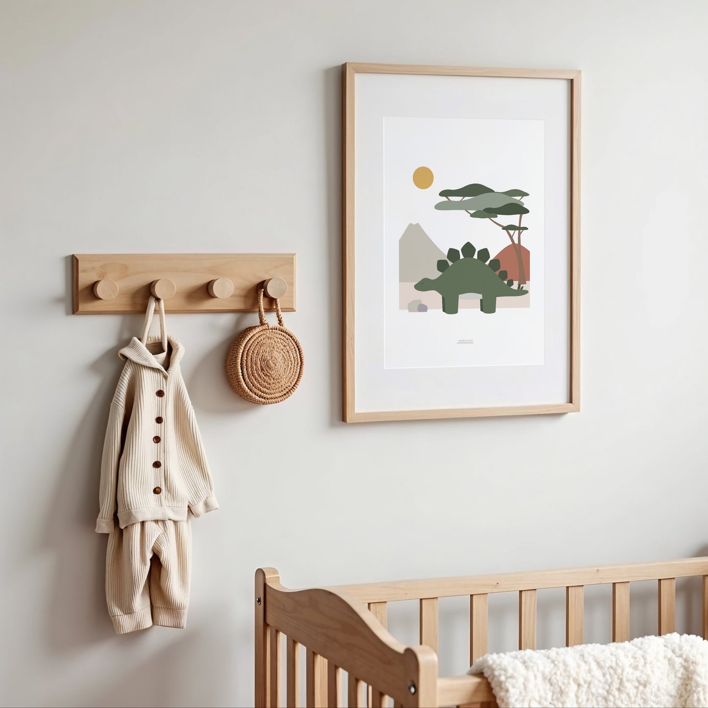 READY TO POST - A4 Stegosaurus Print