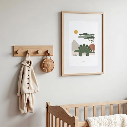 READY TO POST - A4 Stegosaurus Print