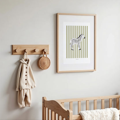 READY TO POST - A5 Striped Zebra Print