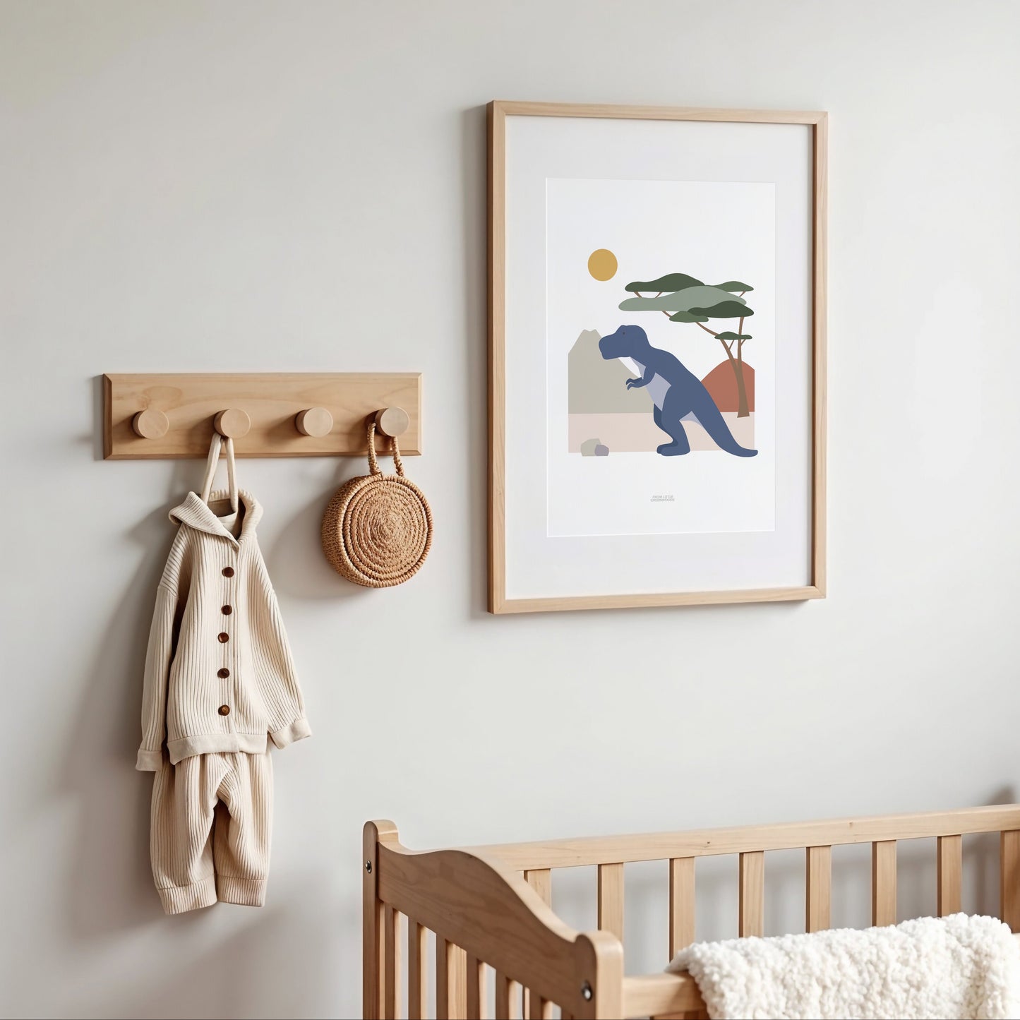 READY TO POST - A5 TRex Print