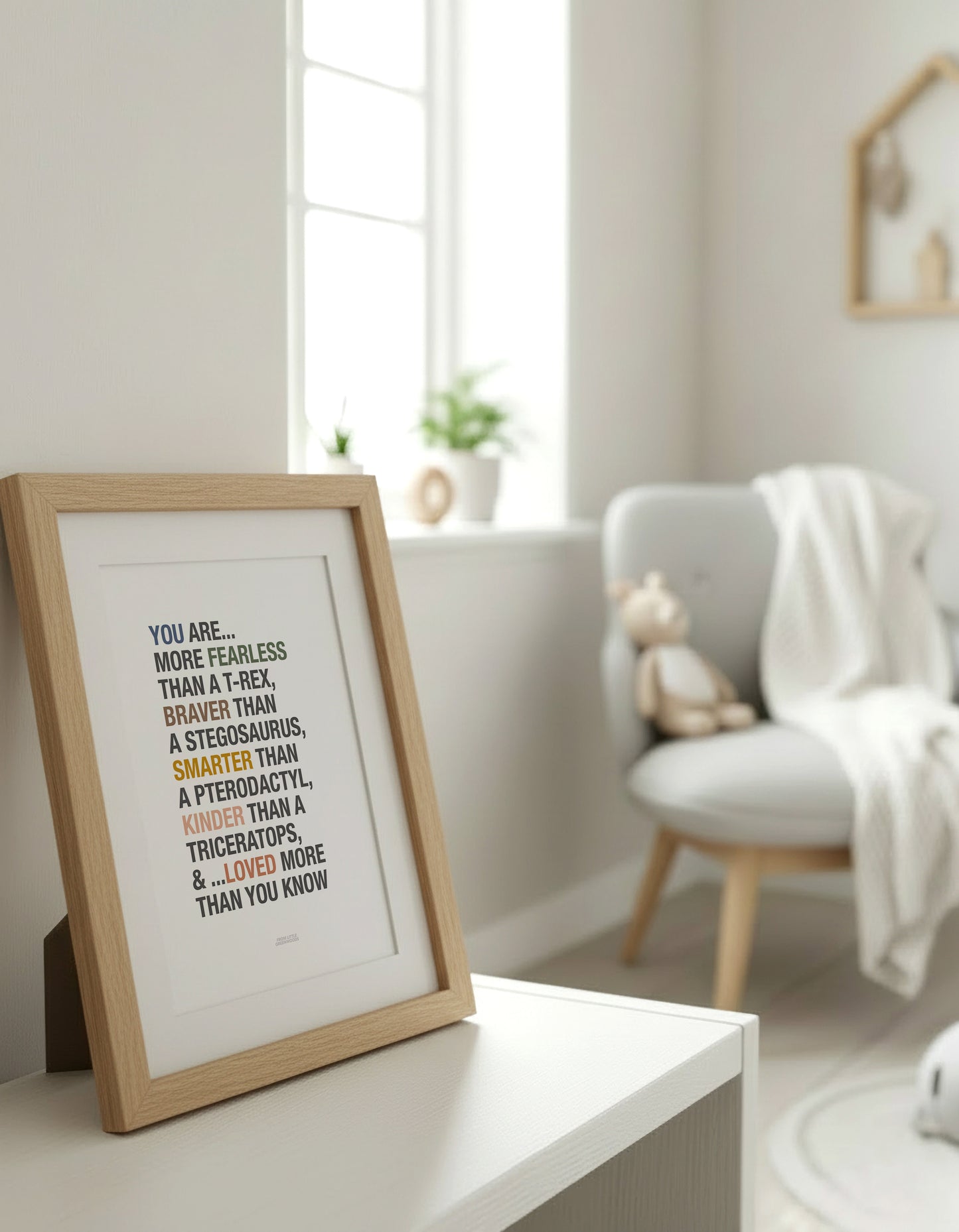 READY TO POST - A4 Dinosaur Affirmations Print