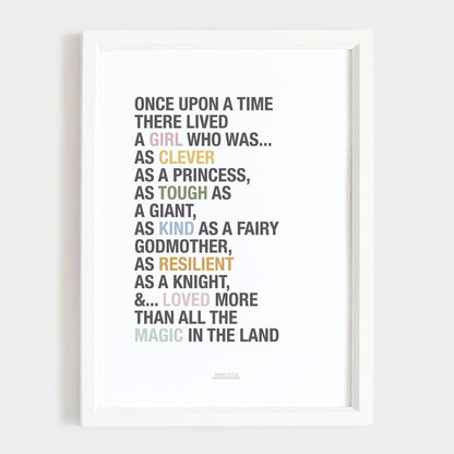 Princess Affirmations Print