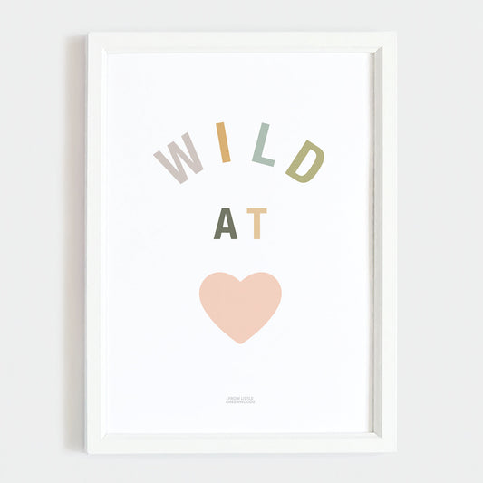 Wild at Heart Safari Print - Pink