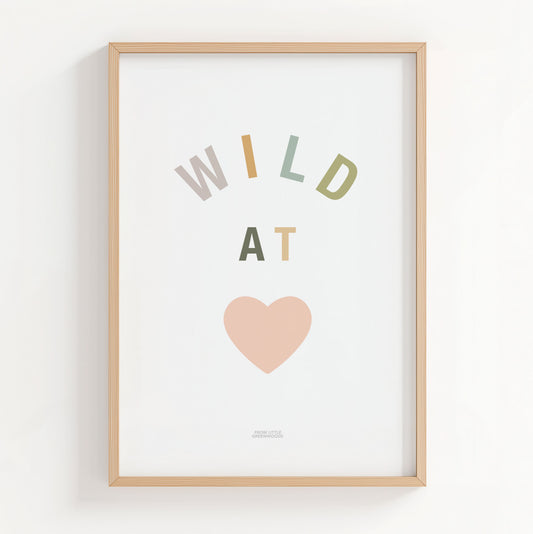 Wild at Heart Safari Print - Pink