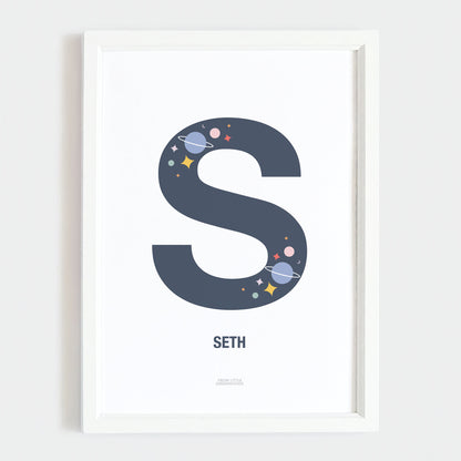 Space Initial Print