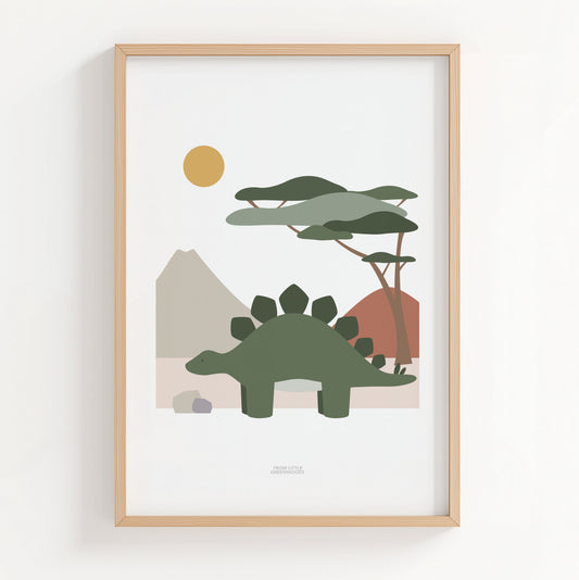 Stegosaurus Print