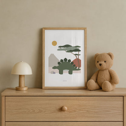Stegosaurus Print