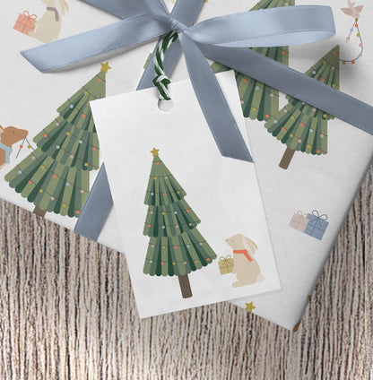 Winter Woodland Christmas Gift Tag
