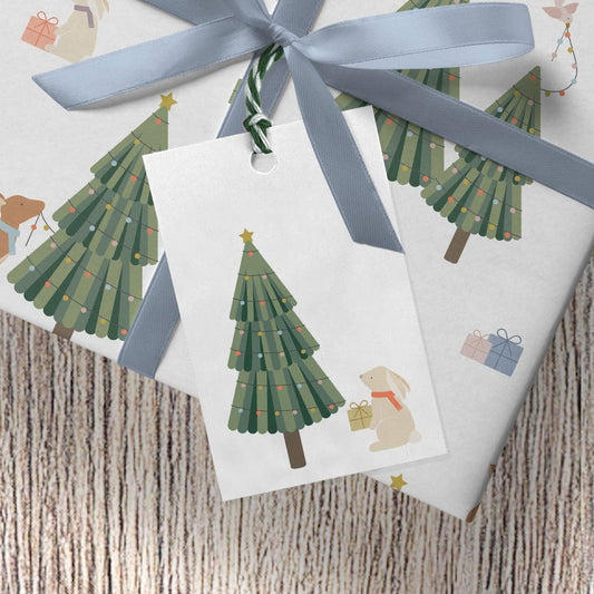 Winter Woodland Christmas Gift Tag