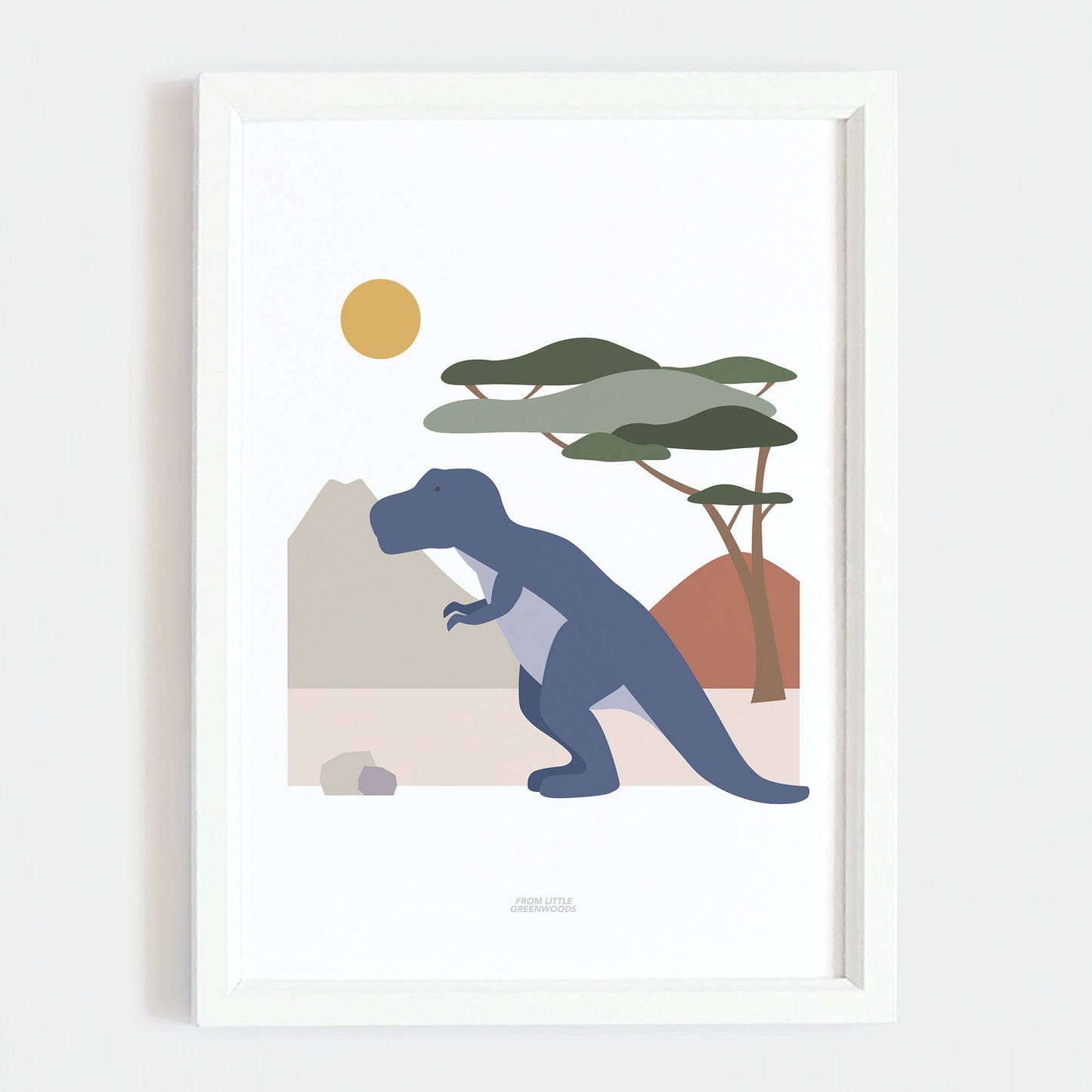 T-Rex Dinosaur Print