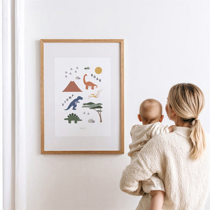 READY TO POST - A4 Dinosaur Print