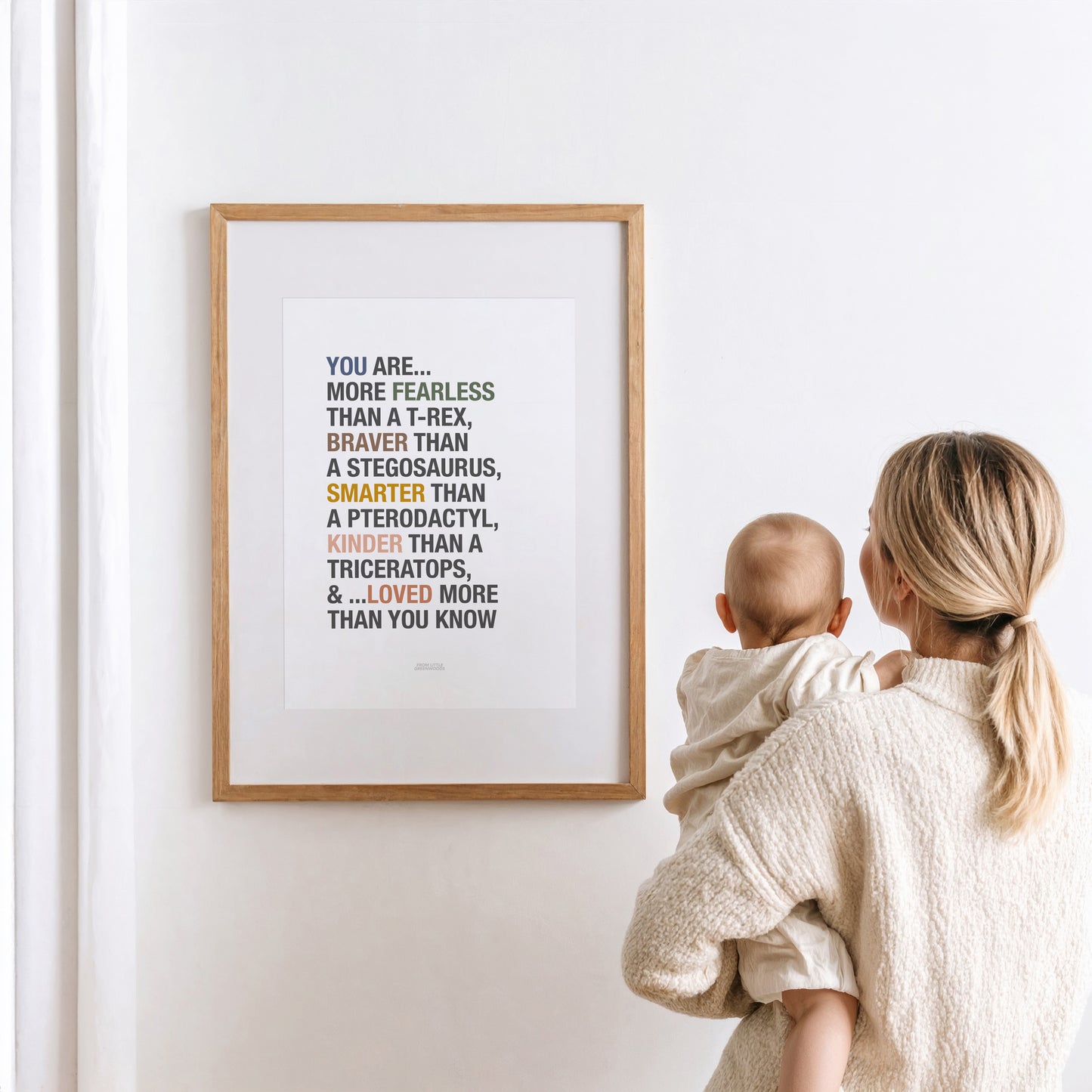 READY TO POST - A4 Dinosaur Affirmations Print