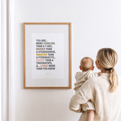 READY TO POST - A4 Dinosaur Affirmations Print