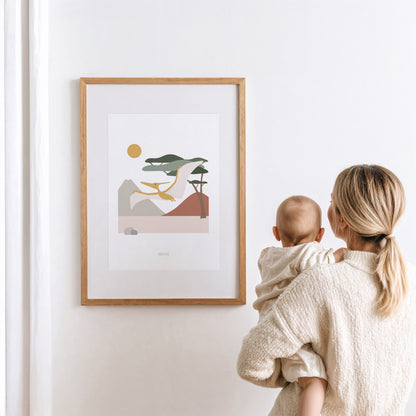 READY TO POST - A4 Pterodactyl Print