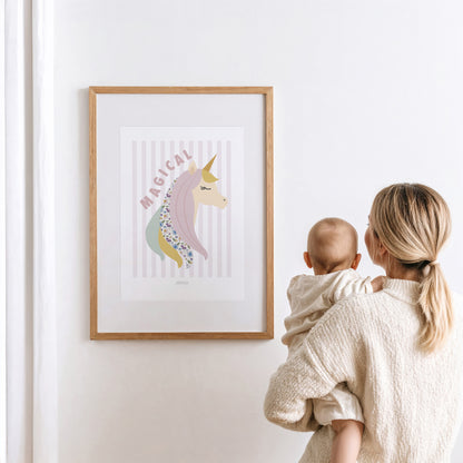 READY TO POST - A4 Unicorn Print