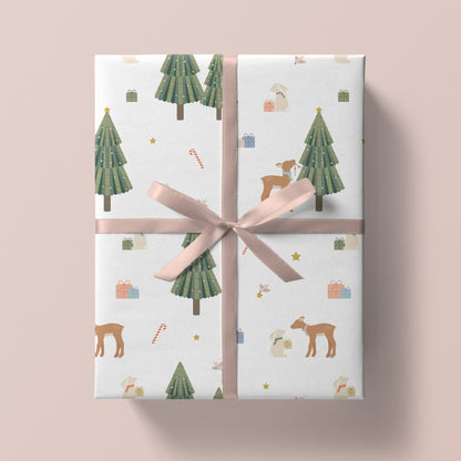 Winter Woodland Christmas Wrapping Paper