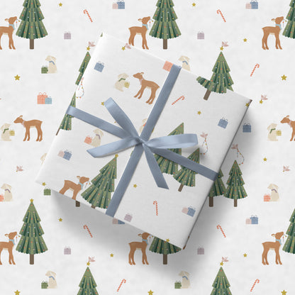 Winter Woodland Christmas Wrapping Paper