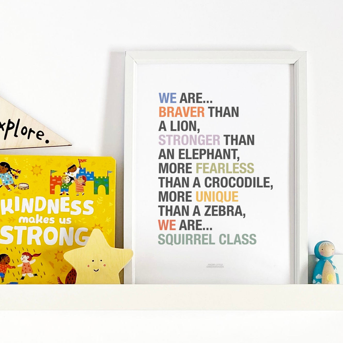 Personalised Classroom Affirmation Poster & Teacher End of Year Gift